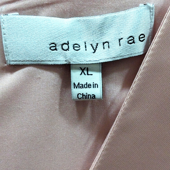 Adelyn Rae pink mauve long sleeve dress - Picture 7 of 9